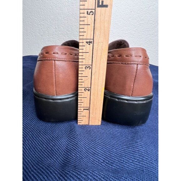 Naturalizer Women's Brown Slip-On Leather Shoes Size 8-1/2N Comfortable Walking - Picture 8 of 14